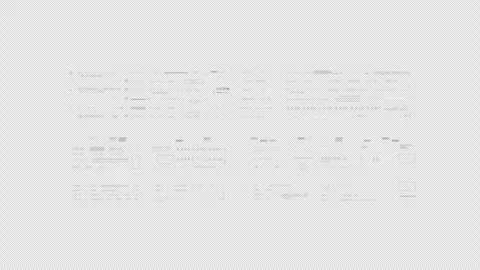 HUD data text Technology Elements Diagnostics system Stock Footage 306533872