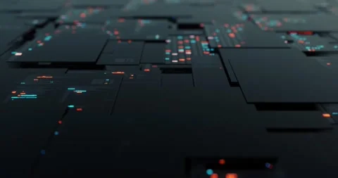 HUD data User Interface. Programming source code abstract background. Stock Footage 140916175