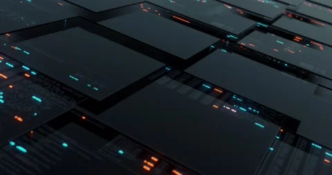 HUD data User Interface. Programming source code abstract background. Stock Footage 140917992