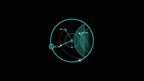 HUD data vis 37 Stock Footage 221893087