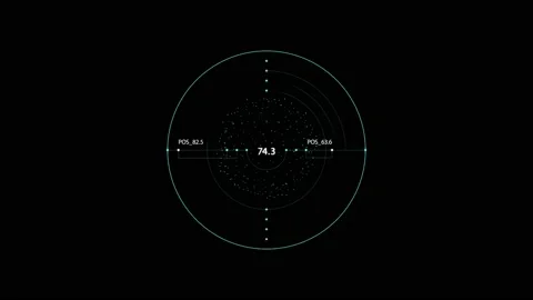 HUD data vis 41 Stock Footage 221893096