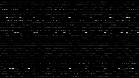 HUD digital numbers . sci fi user interface 스톡 동영상 306533771