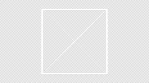 HUD digital square element geometry shape PNG Alpha Video stock 318301618