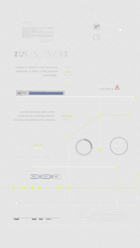 HUD digital user interface 2D elements geometry shape PNG Alpha Stock-Footage 318297122