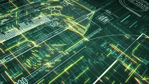 HUD dollar sign appears with electrical discharges. Stock Footage 111990235