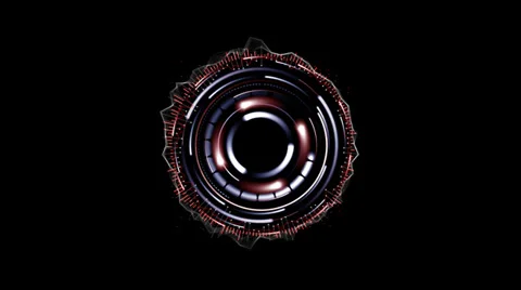 HUD element  with alpha channel Stock Footage 34992827