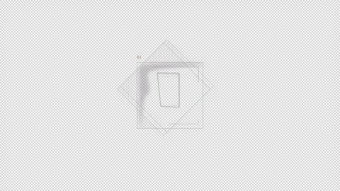 HUD element - animation of 3D virtual smartphone. Stock Footage 242389230