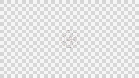 HUD element - animation of abstract infographic fragment. Stock Footage 244825838
