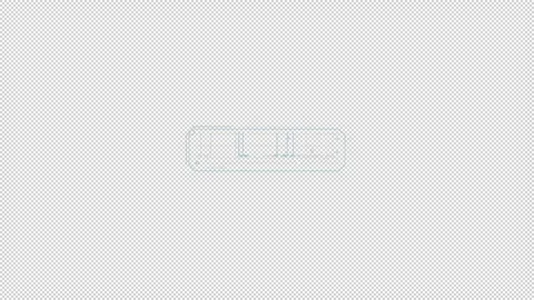 HUD element - animation of box with abstract indicators. Stock Footage 241503045
