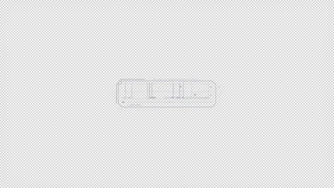HUD element - animation of box with abstract indicators. Stock Footage 247416420