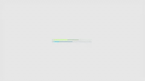 HUD element - animation of linear progress indicators. Stock Footage 245466865