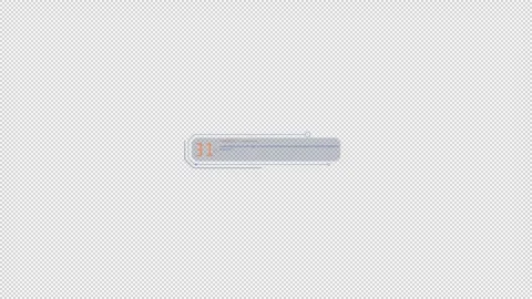 HUD element - animation of a text block decoding. Stock Footage 242390128