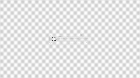 HUD element - animation of a text block decoding. Video stock 244948101