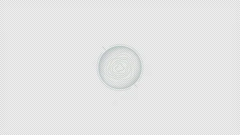 HUD element - animation of topographic relief contour. Stock Footage 241021918