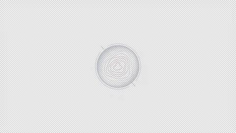 HUD element - animation of topographic relief contour. Stock Footage 242387974
