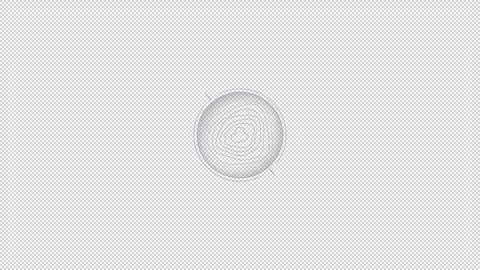 HUD element - animation of topographic relief contour. Stock Footage 247416136