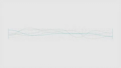 HUD element audio spectrum - sound signal waves. Stock Footage 241503235
