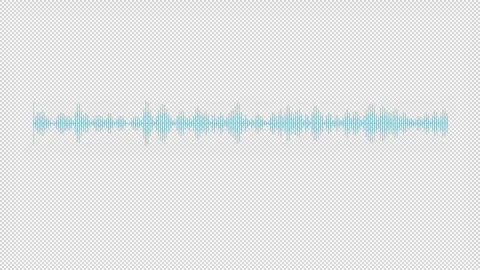 HUD element audio spectrum - sound wave equalizer. Stock Footage 241503310
