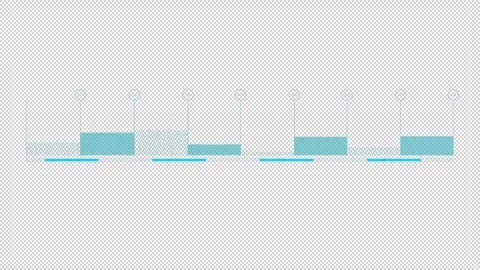 HUD element audio spectrum - sound bar equalizer. Stock Footage 241503440