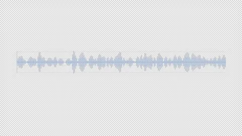 HUD element audio spectrum - sound wave equalizer. Stock Footage 242390576