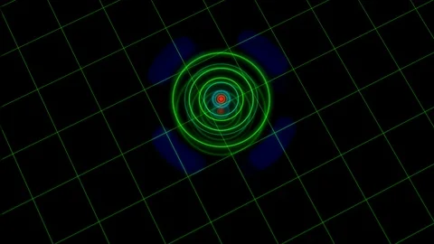 HUD element - digital loading loudness regulator. Stock Footage 121336840