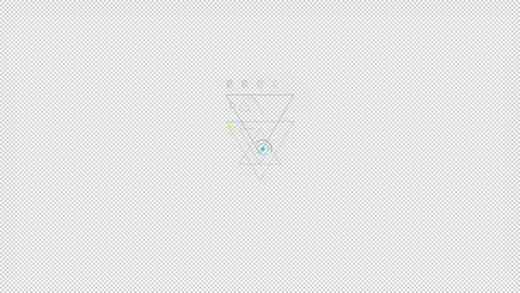 HUD element - fragment of infographics with locks. Stock Footage 241023653