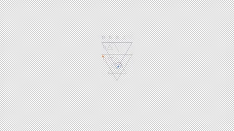 HUD element - fragment of infographics with locks. Stock Footage 242389994