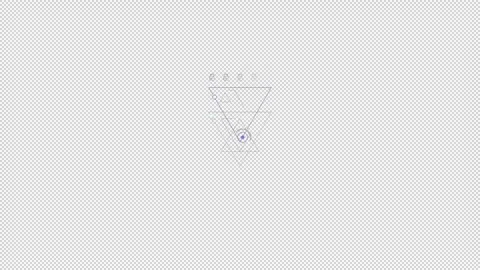 HUD element - fragment of infographics with locks. Stock Footage 247416387