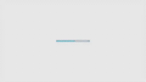 HUD element - loading line with percentage numbers. Stock Footage 242389915