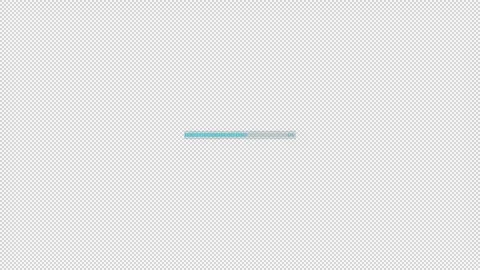 HUD element - loading line with percenta... | Stock Video | Pond5