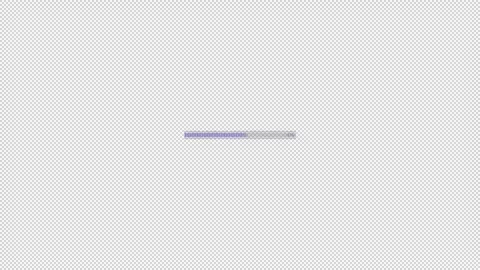 HUD element - loading line with percentage numbers. Stock Footage 247416333