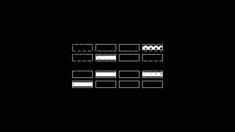 HUD elements 102 Stock Footage 217897628