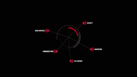 HUD elements 29 Stock Footage 221893140