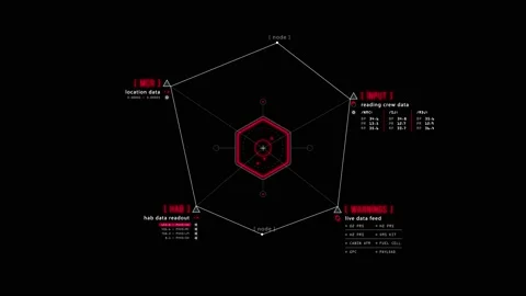 HUD elements 31 Stock Footage 221893153