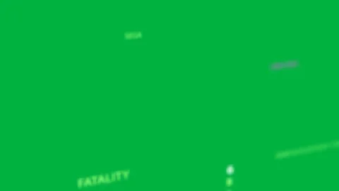 HUD elements animating at start tokens falling bars sliding scores showing Stock Footage 329572666