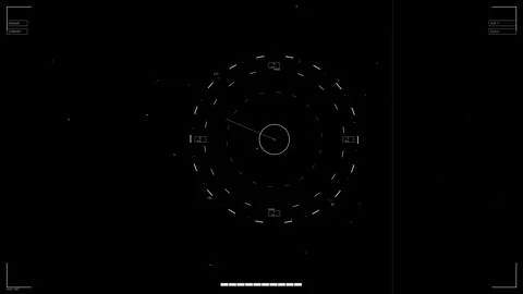 Hud elements animation designed for web designers and sci-fi video editors .. Video stock 326513662