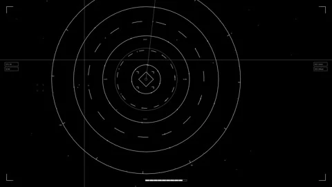 Hud elements animation for web design and sci-fi video editing project with.. Video stock 326512292