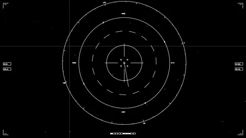 Hud elements animation for web design and sci-fi video projects featuring a.. Video stock 326512923