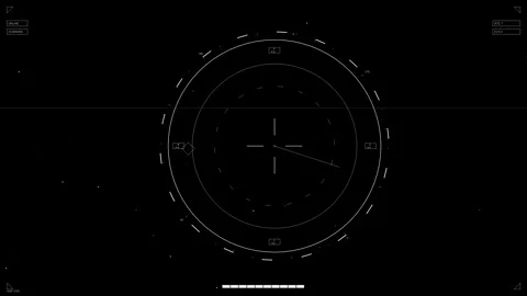 Hud elements animation for web design project with focus on sci-fi theme an.. Video stock 326513538