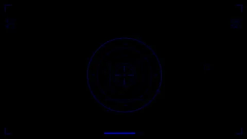 Hud elements animation for web designer and sci-fi video cutter in dark bac.. Stock Footage 326497661