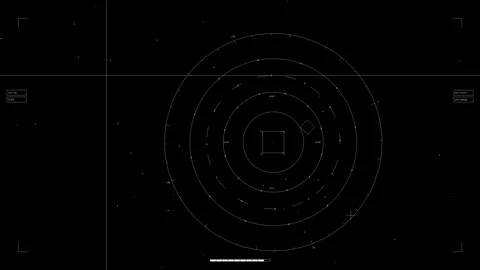 Hud elements animation for web designer and sci-fi video cutter showcase in.. Stock Footage 326512338