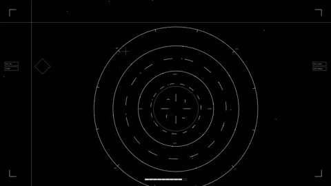 Hud elements animation for web designer and sci-fi video cutter with circul.. Stock Footage 326512409