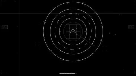 Hud elements animation for web designer and sci-fi video cutter showing dyn.. Stock Footage 326512444