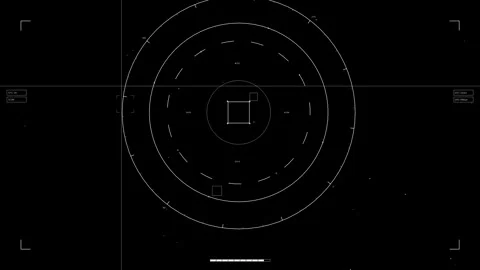 Hud elements animation for web designer and sci-fi video creator focused on.. Stock Footage 326512445