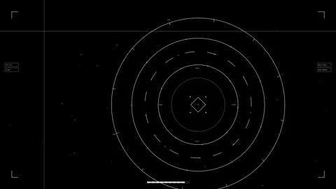 Hud elements animation for web designer and sci-fi video cutter in a digita.. Video stock 326512468