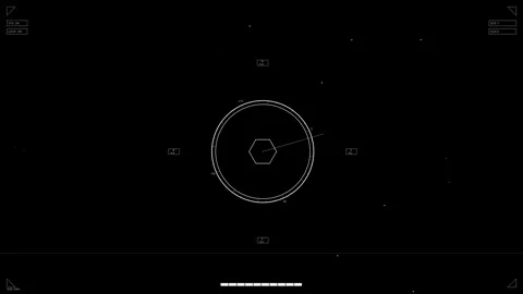 Hud elements animation for web designer and sci-fi video cutter for creativ.. Video stock 326513578
