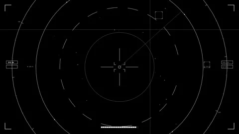 Hud elements animation for web designer and sci fi video cutter used in a d.. Video stock 326521448
