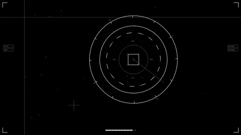 Hud elements animation for web designers and sci-fi video cutters showing c.. Video stock 326512352
