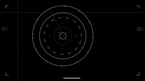 Hud elements animation for web designers and sci-fi video creators focusing.. Stock Footage 326512353