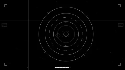 Hud elements animation for web designers and sci-fi video editors showcasin.. Stock Footage 326512512